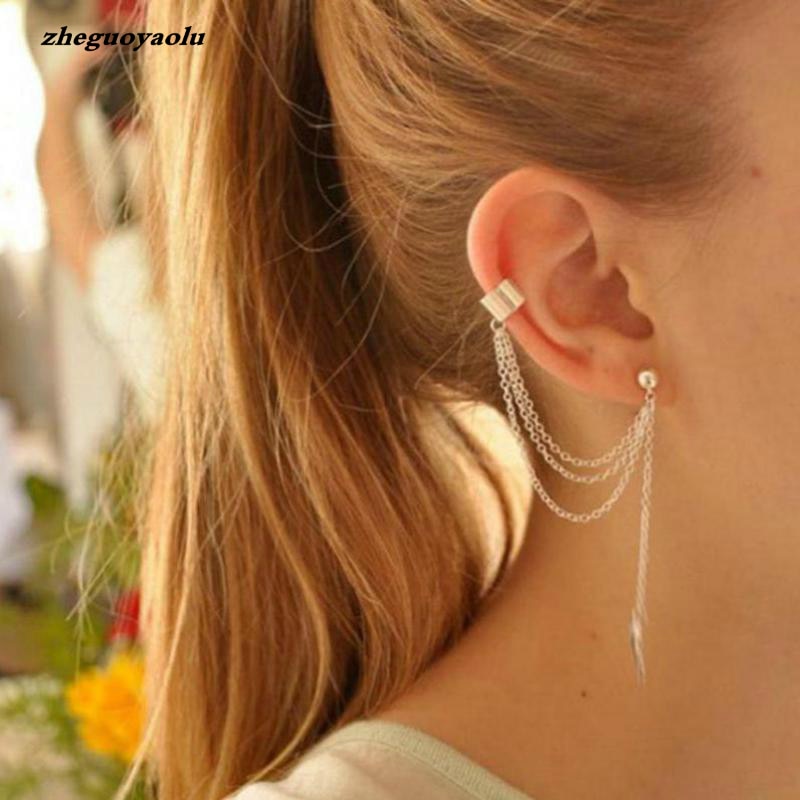 Dangling Leaf Earring