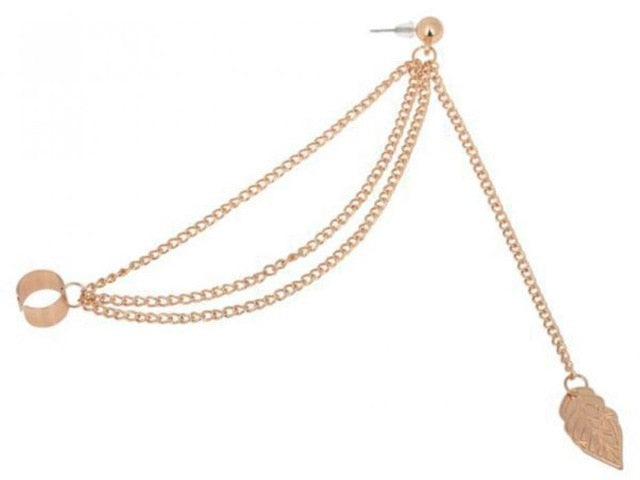 Dangling Leaf Earring