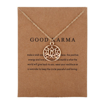 Good Karma Tiny Charm Necklace