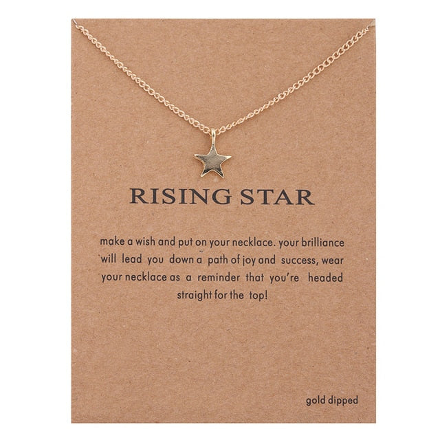 Tiny Mantra Charm Necklace