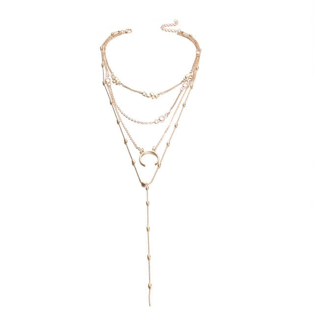 Layered Chain Necklaces