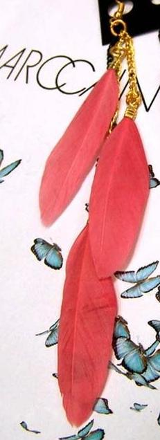 3 Feather Earrings