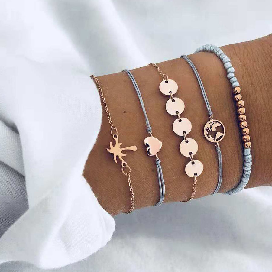 Layered Charm Bracelets