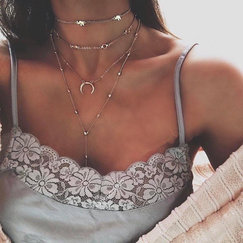 Layered Chain Necklaces