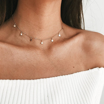 Stars Choker Necklace