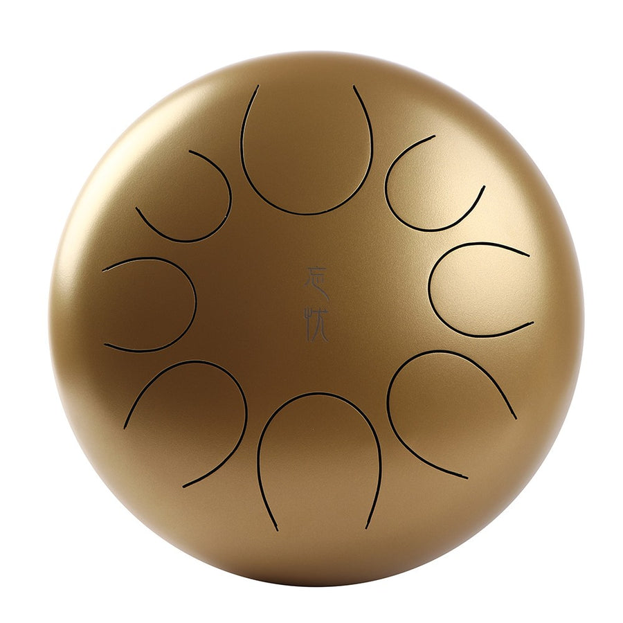 12 Inch Steel Tongue Drum & Mallets (Multiple Colors)